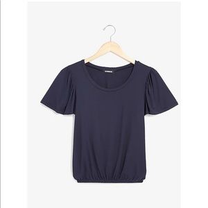Express Short Puffed Sleeve Shirt